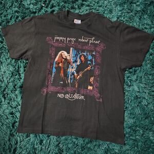 Vintage Jimmy Page & Robert Plant 1995 Tour Tee